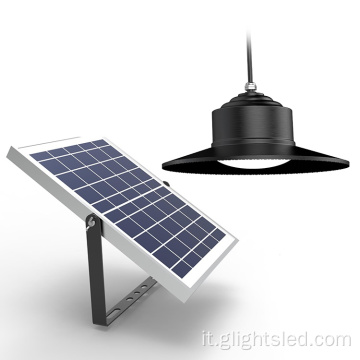 Lampada ad alta baia a LED solare con telecomando intelligente 50w